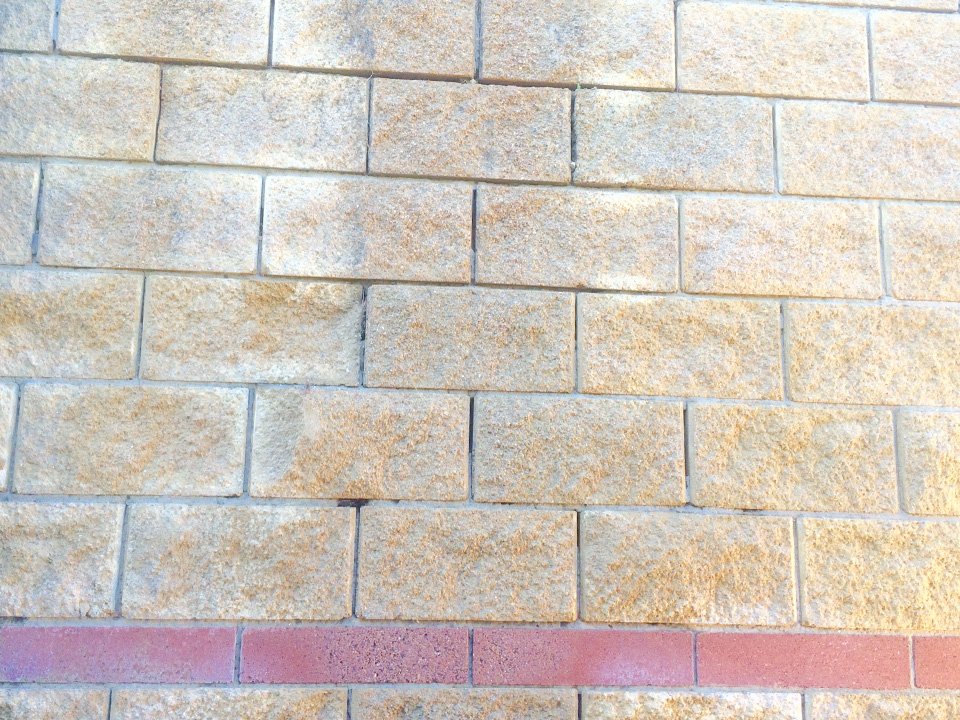 Bricks after being professionally cleaned