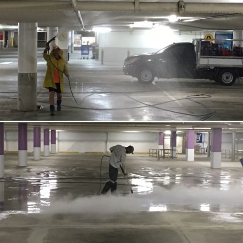 Car Park Pressure Cleaning Pullenvale