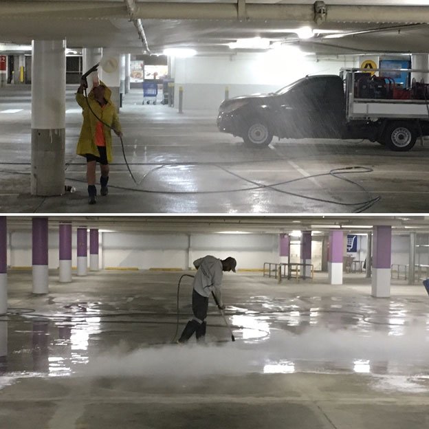 Car Park Pressure Cleaning Toowong