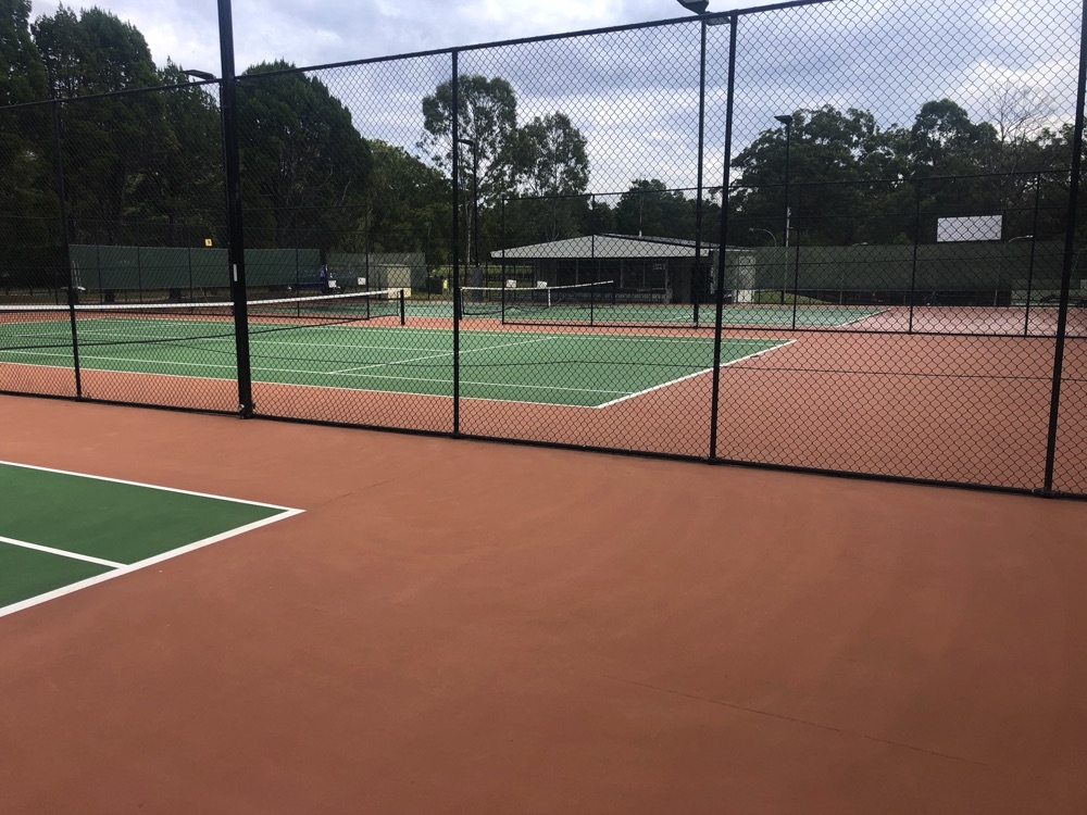 Brisbane Tennis Court after a clean