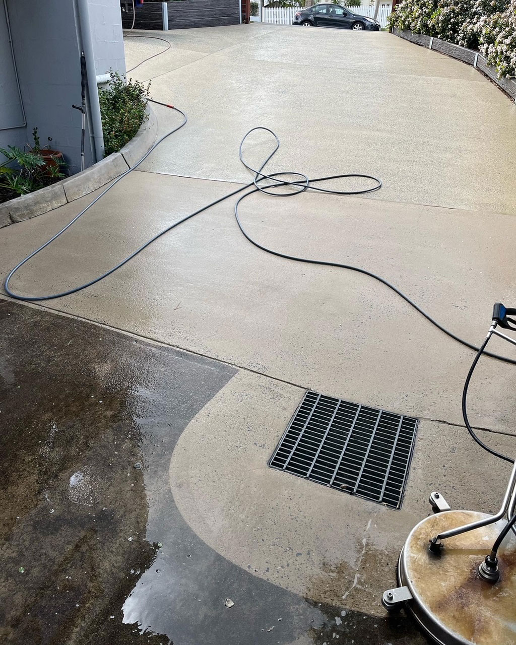 carpark driveway pressure cleaning for body corporate